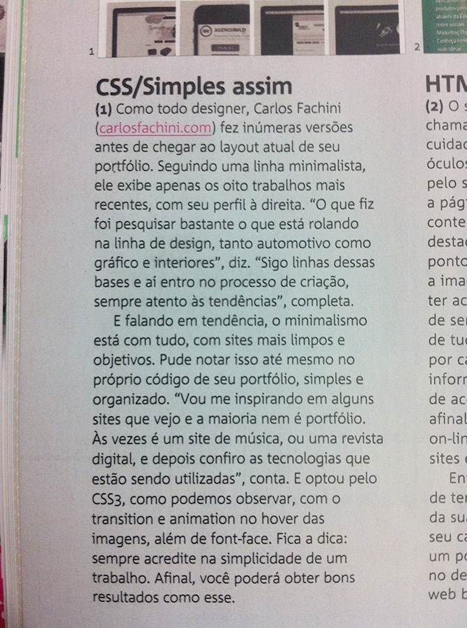 Magazine feature — page 3